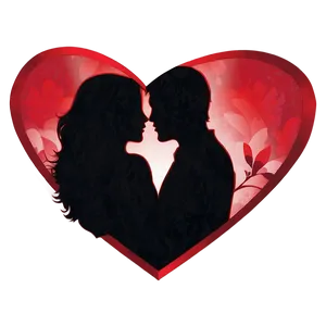 Valentines Day Couple Silhouette Png Fty PNG image