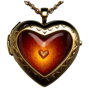 Valentines Day Heart Locket Png 05212024 PNG image