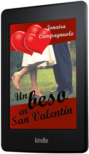 Valentines Day Kiss Ebook Cover PNG image