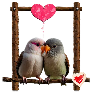 Valentines Day Love Birds Png 05232024 PNG image