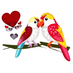 Valentines Day Love Birds Png 58 PNG image