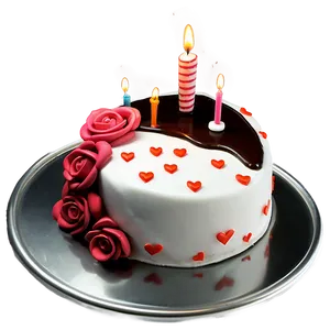Valentines Day Love Cake Png 81 PNG image
