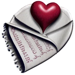 Valentines Day Love Letter Png Egj1 PNG image