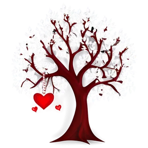 Valentines Day Love Tree Png Ijh PNG image