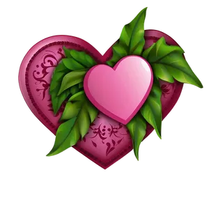 Valentines Day Pink Heart PNG 05212024 PNG