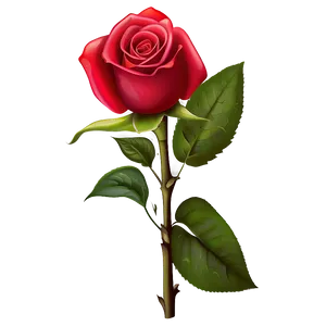 Valentines Day Red Rose Png 05212024 PNG image