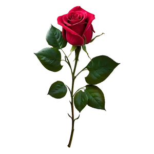 Valentines Day Red Rose PNG Owj29 PNG