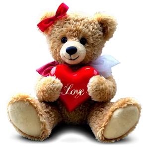 Valentines Day Teddy Bear PNG 25