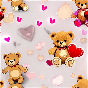 Valentines Day Teddy Bear Png 77 PNG image