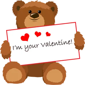 Valentines Day Teddy Bear PNG image