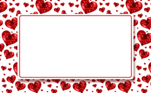 Valentines Heart Frame Banner