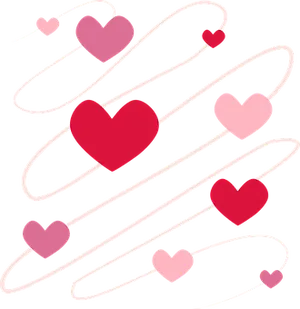 Valentines Heartsin Motion