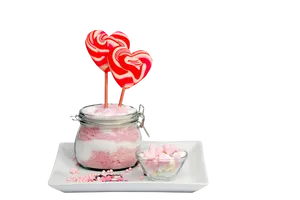 Valentines Marshmallow Display PNG image