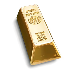 Valuable Gold Ingot Detail Png Qot55 PNG image