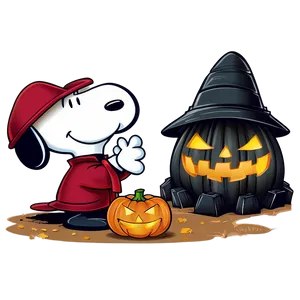 Vampire Snoopy Halloween PNG 06122024