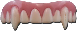 Vampire Teeth Dentures Prop PNG image