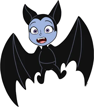 Vampirina Bat Form Cartoon PNG image