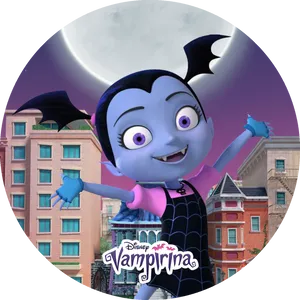 Vampirina Cheerful Greeting PNG image