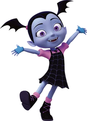 Vampirina Cheerful Pose PNG image