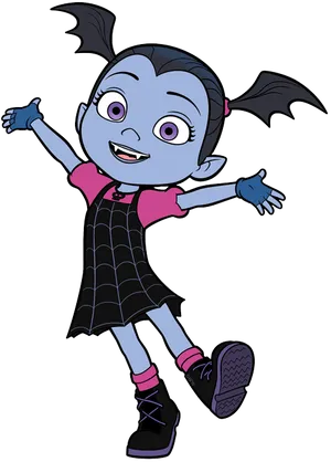 Vampirina Cheerful Pose PNG image