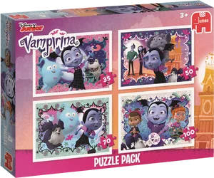 Vampirina Puzzle Pack Box PNG image