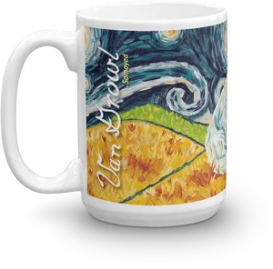 Van Growl Samoyed Mug PNG