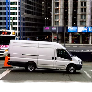 Van In City Traffic PNG 06202024 PNG