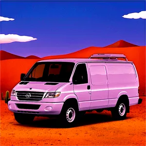 Van In Desert Landscape PNG Jhr5 PNG