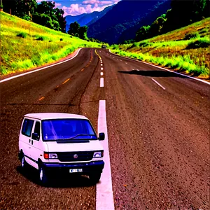 Van On Mountain Road Png 98 PNG image