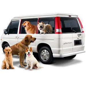 Van With Dogs Inside PNG 87 PNG