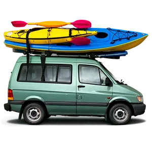 Van With Kayak On Roof PNG 06202024