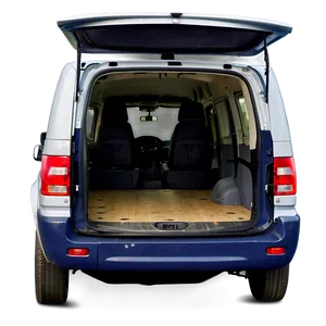 Van With Open Trunk PNG Nlr