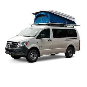 Van With Rooftop Tent PNG 06202024