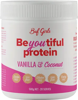 Vanilla Coconut Protein Powder PNG image
