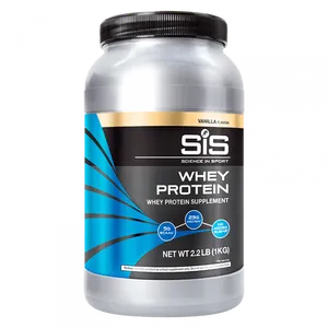 Vanilla Flavored Whey Protein Supplement PNG image