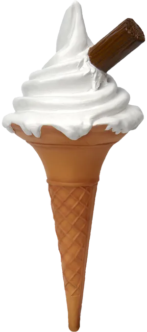 Vanilla Ice Cream Cone Clipart PNG image