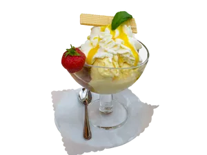 Vanilla Ice Cream Dessert Delight.jpg PNG image