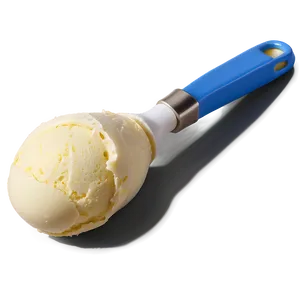 Vanilla Ice Cream Scoop PNG 06122024