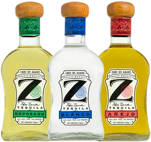 Varietiesof Tequila Bottles PNG image