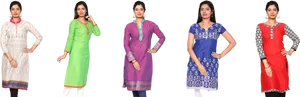 Variety Kurtis Collection PNG image