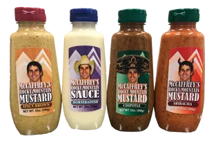 Variety Mustard Bottles