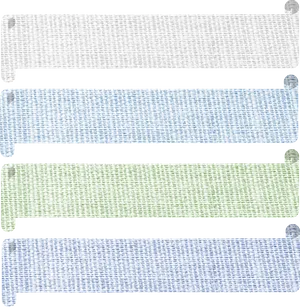 Varietyof Fabric Swatches PNG image