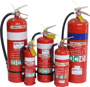 Varietyof Fire Extinguishers PNG image