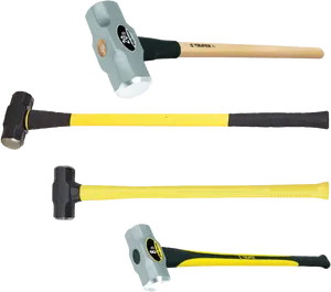 Varietyof Hammers Collection PNG image