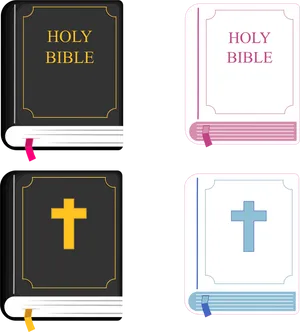 Varietyof Holy Bibles Illustration PNG image