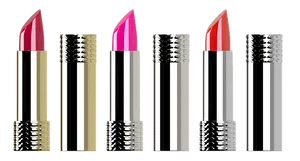 Varietyof Lipstickson Black Background PNG
