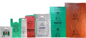 Varietyof Plastic Bags PNG image