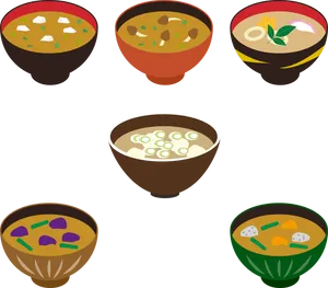 Varietyof Soups Illustration