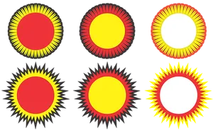 Varietyof Sun Icons Set