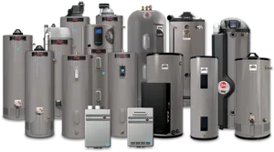 Varietyof Water Heaters